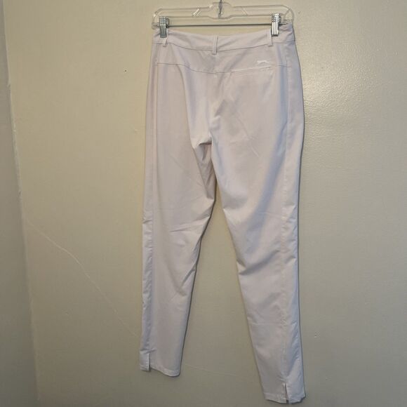 SLAZENGER Ultralight Aero Skinny Quick Dry Twill Golf Pants, White- Size 2 - Picture 8 of 10